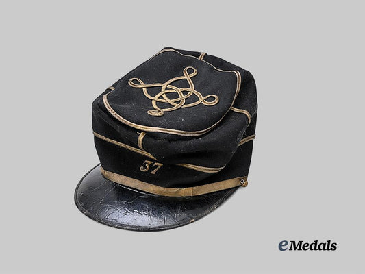 france,_republic._an_m1884_lieutenant34th_artillery_regiment_officer's_kepi,_c.1914_e_medals__m0717-58_4