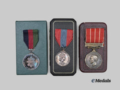 Canada, Commonwealth. Three Service Awards