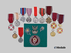 Poland, Republic. A Lot of Medals, Decorations & Insignia