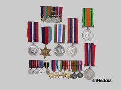 Canada, Commonwealth. A Lot of Second War Medals & Awards