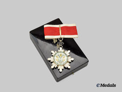 China, Republic. An Order of the Golden Grain, III Class in Case