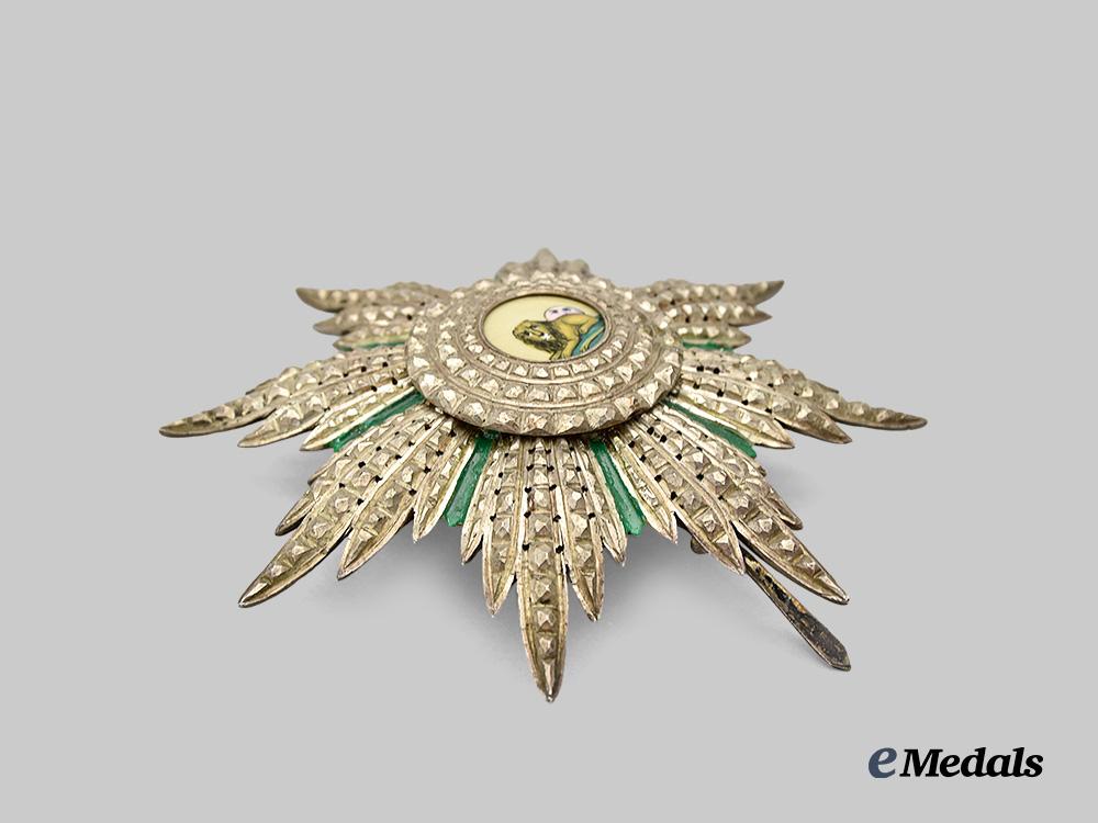 persia,_empire._an_order_of_the_lion_and_sun,_grand_cross_star_e_medals__w8434_1