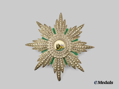 persia,_empire._an_order_of_the_lion_and_sun,_grand_cross_star_e_medals__w8434_3