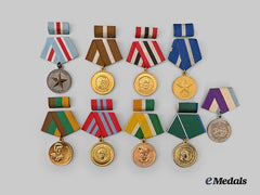 Cuba, Republic. A Group of Nine Distinction Medals