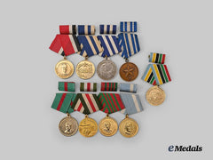 Cuba, Republic. A Group of Nine Distinction and Commemorative Medals