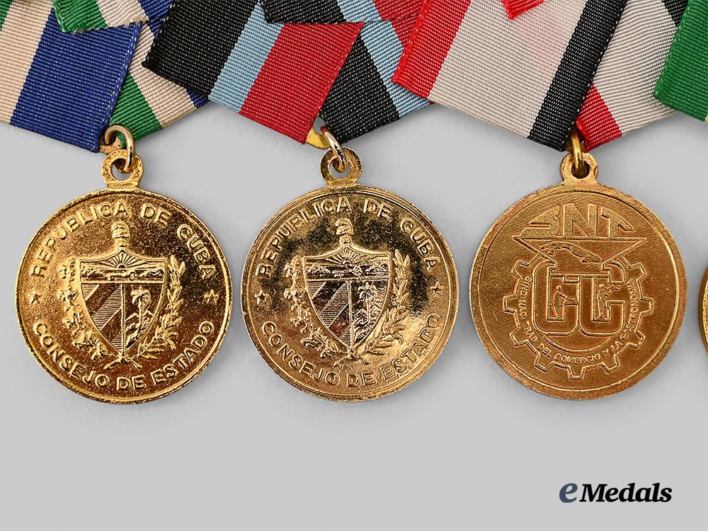 cuba,_republic._a_group_of_nine_council_of_state_distinction_and_commemorative_medals_e_medals__w8444_9