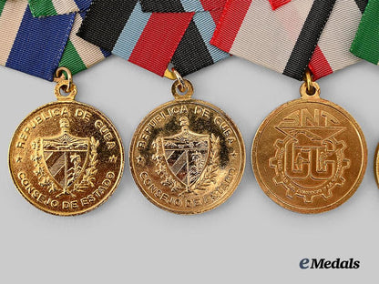 cuba,_republic._a_group_of_nine_council_of_state_distinction_and_commemorative_medals_e_medals__w8444_9