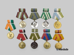 Cuba, Republic. A Group of Nine Distinction and Commemorative Medals