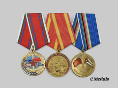 Russia, Soviet Union. A Trio of Commemorative Medals for Soviet–Cuban Solidarity