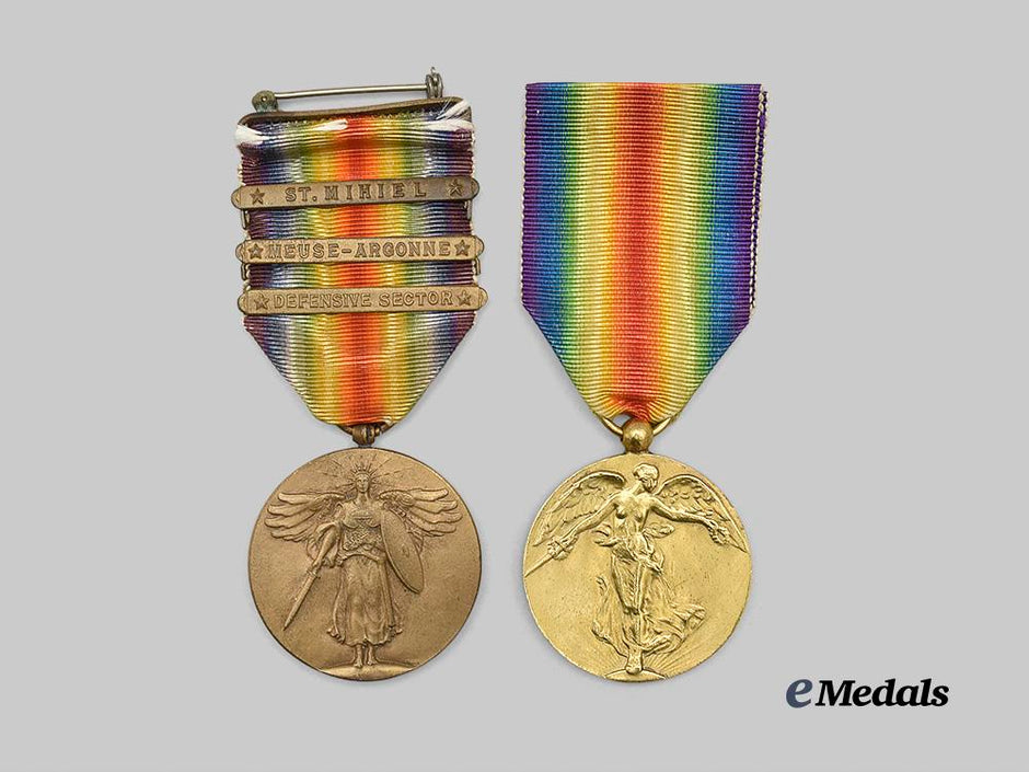 North America-United States-Medals & Campaign Groups-The First War ...