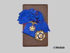 Chile, Republic. An Order of Merit, Grand Cross Set in Case