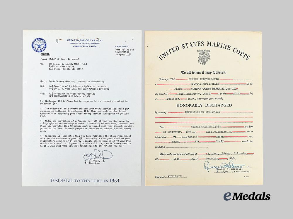 united_states._a"_china_marine"_service_group_to_george_chester_lewis,_united_states_marine_corps,_united_states_navy_e_medals__w8520_23