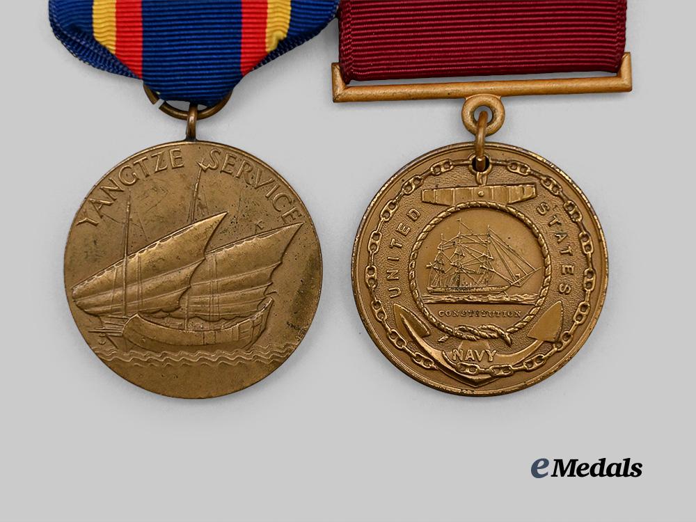 united_states._a"_china_marine"_service_group_to_george_chester_lewis,_united_states_marine_corps,_united_states_navy_e_medals__w8520_4