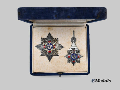 thailand,_kingdom._an_order_of_the_crown_of_thailand,_special_grade_grand_cordon_set,_with_diamonds,_c.1950_e_medals__w8546_3