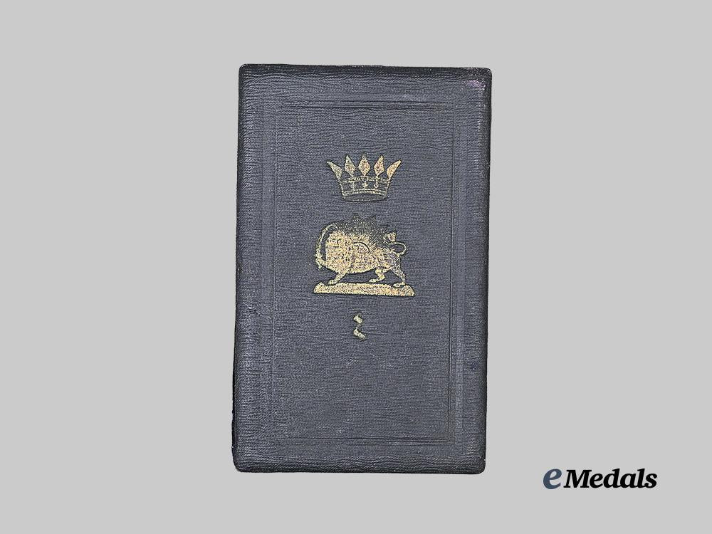 persia,_pahlavi_dynasty._an_order_of_the_lion_and_sun,_v_class_e_medals__w8565_2
