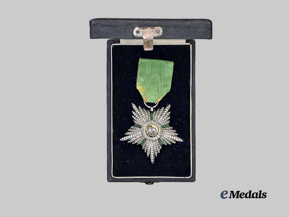 persia,_pahlavi_dynasty._an_order_of_the_lion_and_sun,_v_class_e_medals__w8565_3