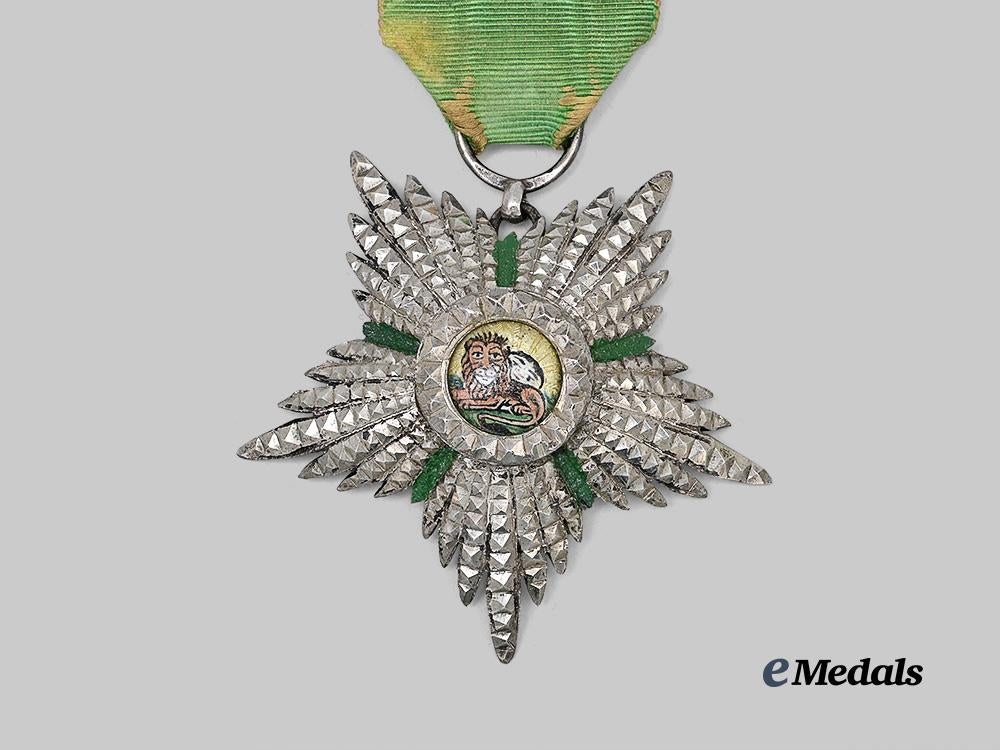 persia,_pahlavi_dynasty._an_order_of_the_lion_and_sun,_v_class_e_medals__w8565_7