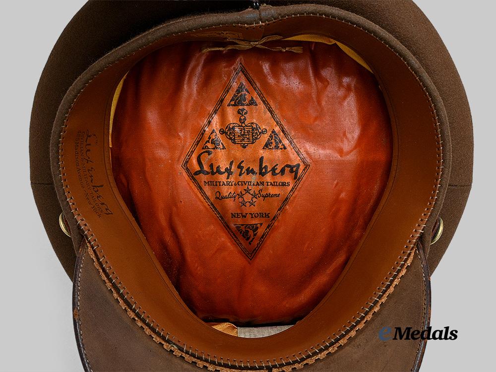 united_states._a_fine_w_w_i_i_u._s._army_officer_visor_cap,_by_morry_luxenberg,_n_y_e_medals__w8591_10
