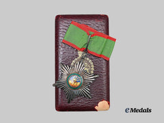 Persia, Pahlavi Dynasty. An Order of Homayoun, Third Class Commander, by Bertrand, c.1950