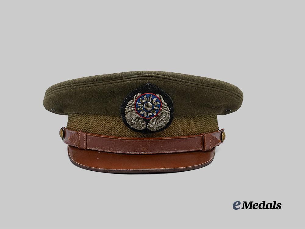 china,_republic._a_kuomintang_army_officer’s_service_cap,_c.1944_e_medals__w8686_2