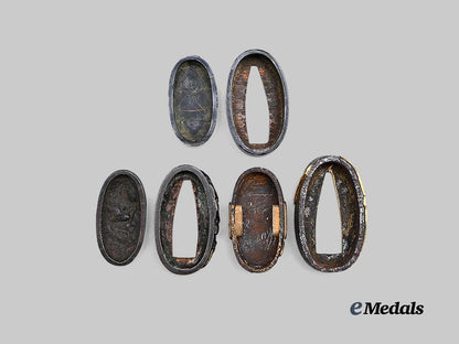 japan,_empire._a_lot_of_three_fuchi&_kashira_sets_e_medals__w8690_4