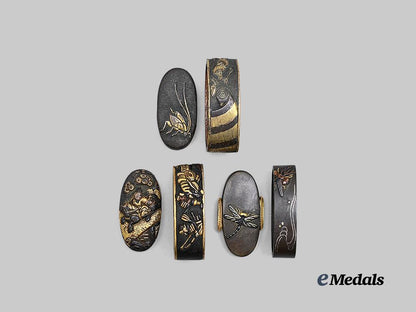 japan,_empire._a_lot_of_three_fuchi&_kashira_sets_e_medals__w8702_2
