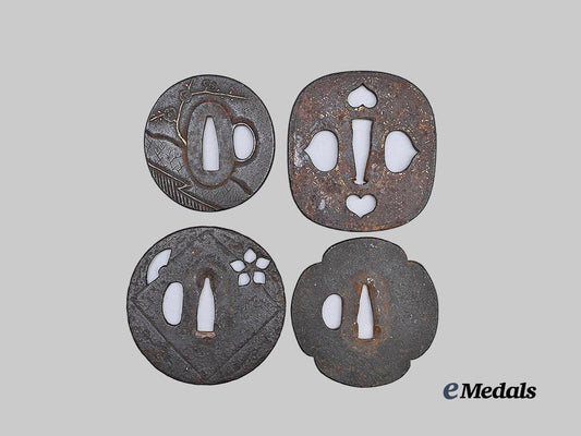 japan,_empire._a_lot_of_four_edo_period_tsubas_e_medals__w8705_2