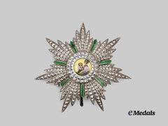 Persia, Pahlavi Dynasty. An Order of the Lion and Sun, II Class Star