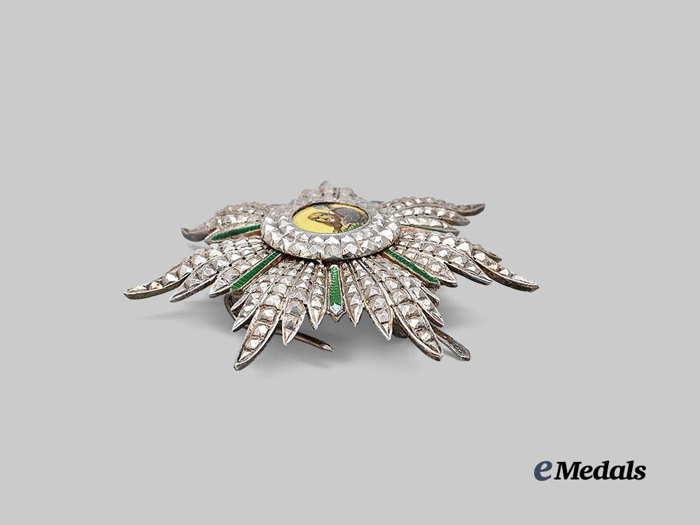 persia,_pahlavi_dynasty._an_order_of_the_lion_and_sun,_i_i_class_star_e_medals__w8727_3