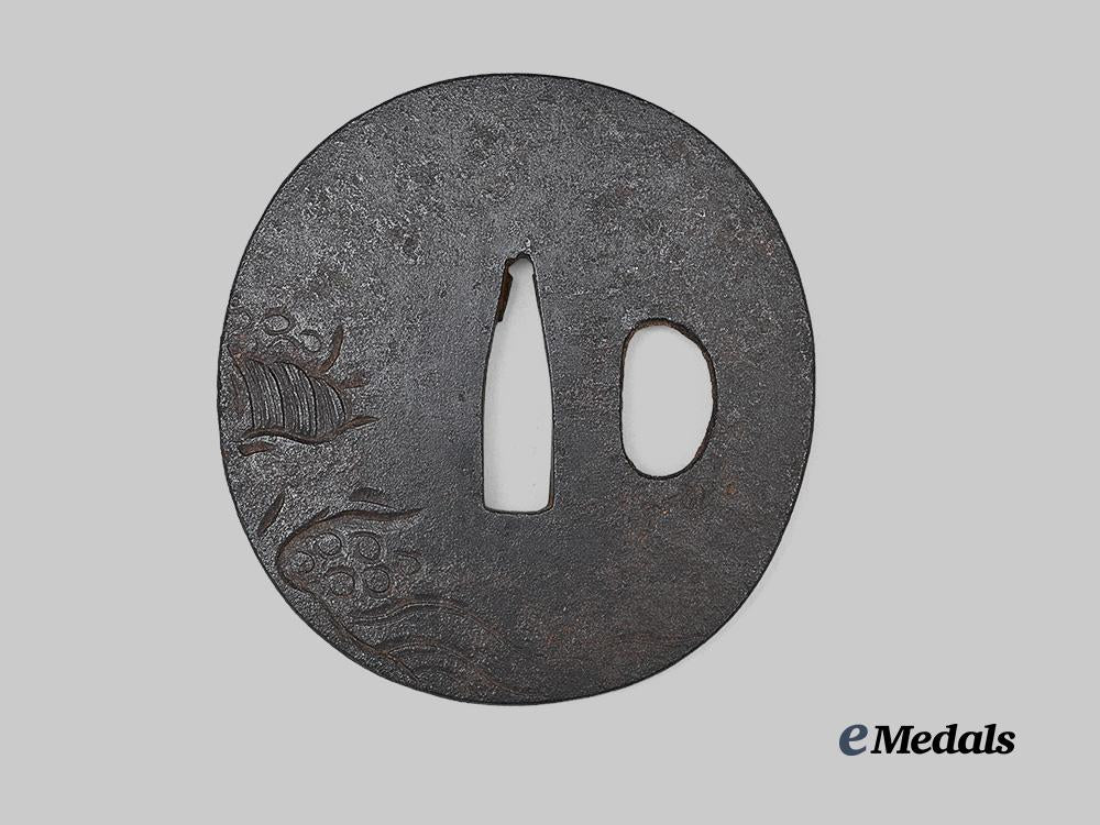 japan,_empire._a_tsuba_with_sennin_figure_e_medals__w8743_3