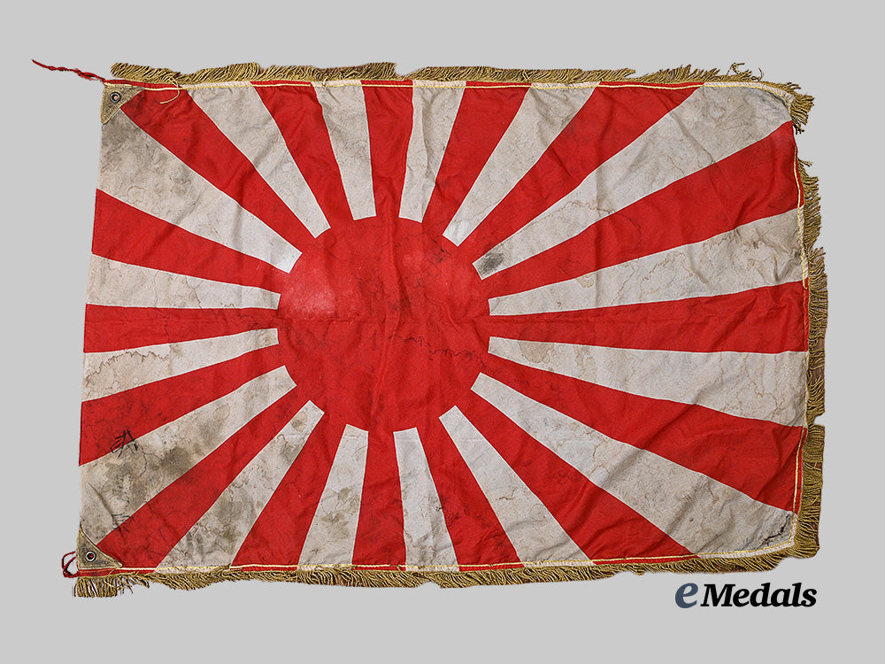japan,_empire._an_imperial_rising_sun_army_war_flag_e_medals__w8792_3