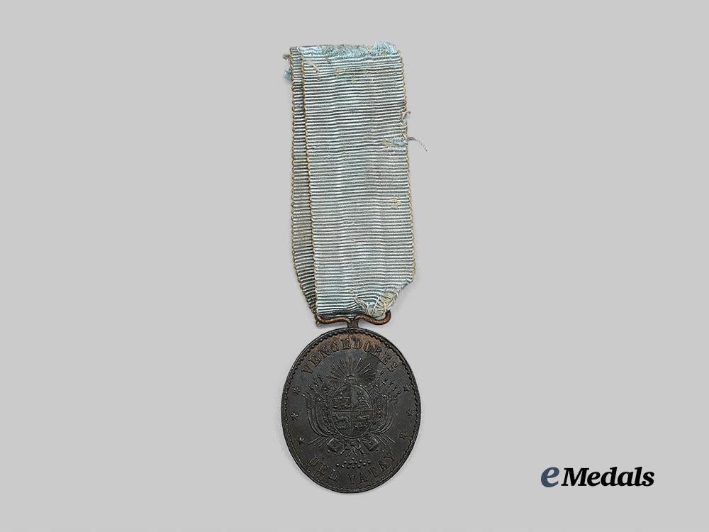 uruguay,_republic._a_yatay_medal1865,_i_i_i_class_bronze_grade_e_medals__w8810_2