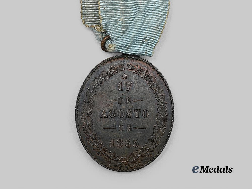 uruguay,_republic._a_yatay_medal1865,_i_i_i_class_bronze_grade_e_medals__w8810_5
