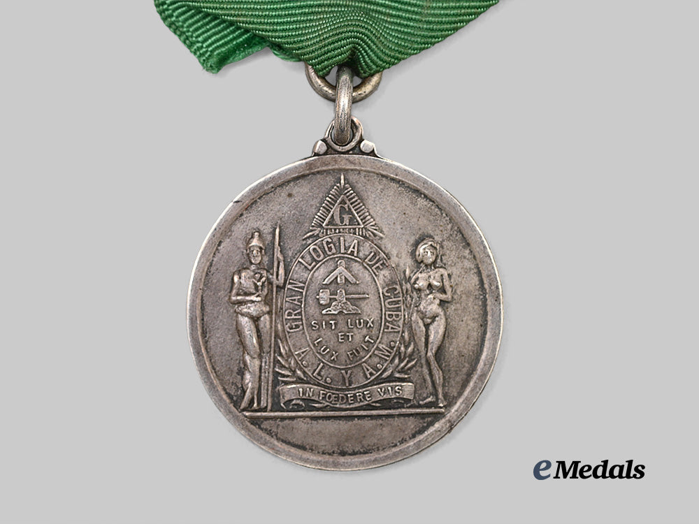 cuba,_republic._a_grand_lodge_of_cuba_of_a_l_and_a_m_medal,_to_antonio_fernadez_martinez,1956_e_medals__w8820_3
