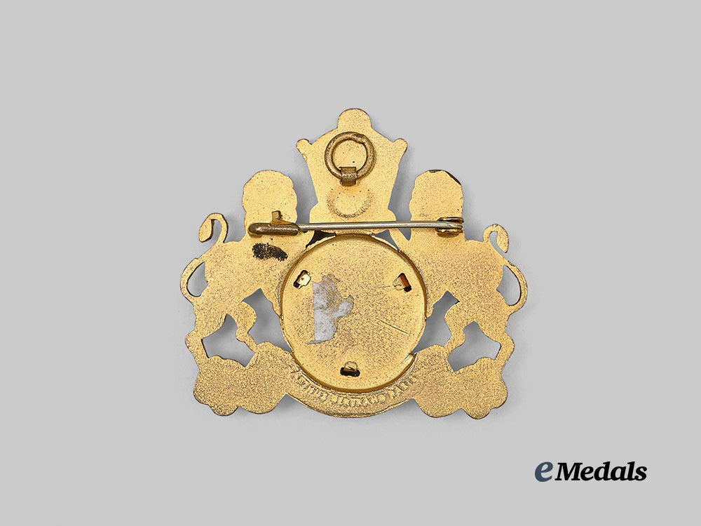 persia,_pahlavi_dynasty._a_commemorative_marriage_brooch_of_mohammed_reza_pahlavi_and_fawzia_fuad_of_egypt,_replaced_medallion_e_medals__w8823_3