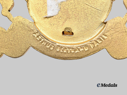 persia,_pahlavi_dynasty._a_commemorative_marriage_brooch_of_mohammed_reza_pahlavi_and_fawzia_fuad_of_egypt,_replaced_medallion_e_medals__w8823_4