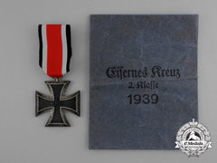 An Austrian Made Iron Cross 1939 Second Class By Friedrich Orth In Its Original Packet Of Issue