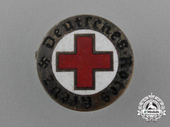 A Drk German Red Cross Lapel Badge