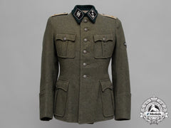 A Field Grey Waffen-Ss Infantry Obersturmführer Officer’s Tunic