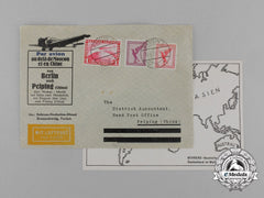 An Interesting 1931 Airmail Envelope Sent From Braunschweig (Germany) To Peiping (China)