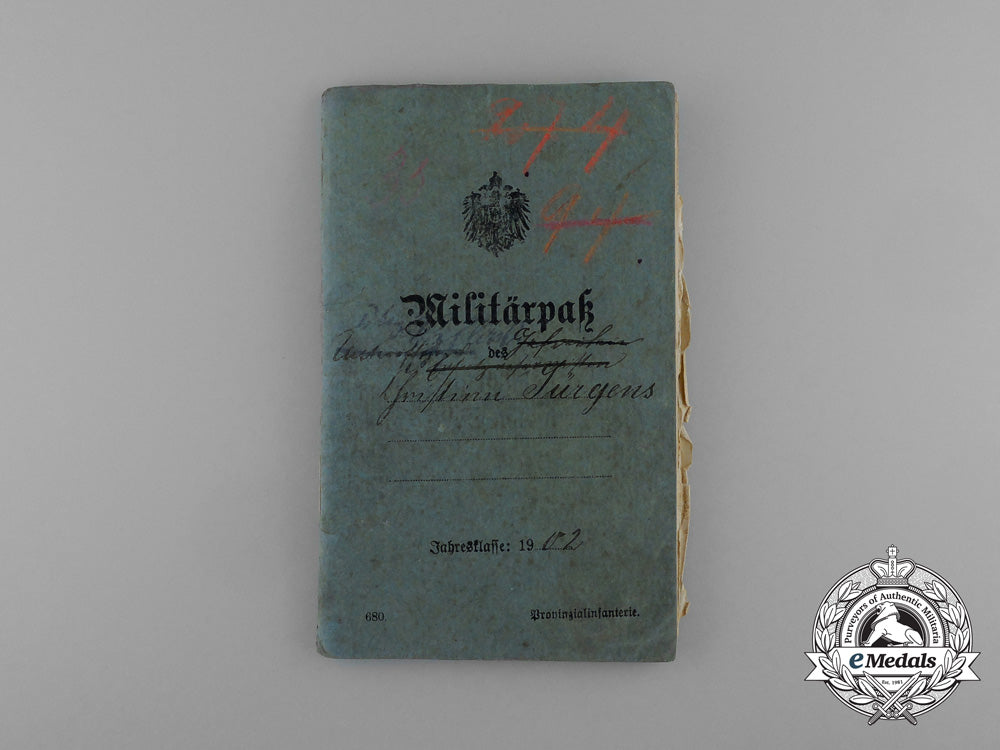two_first_war_german_militärpässe;5_th_lorrainese_infantry&_landsturm_infantry_kiel_e_0302