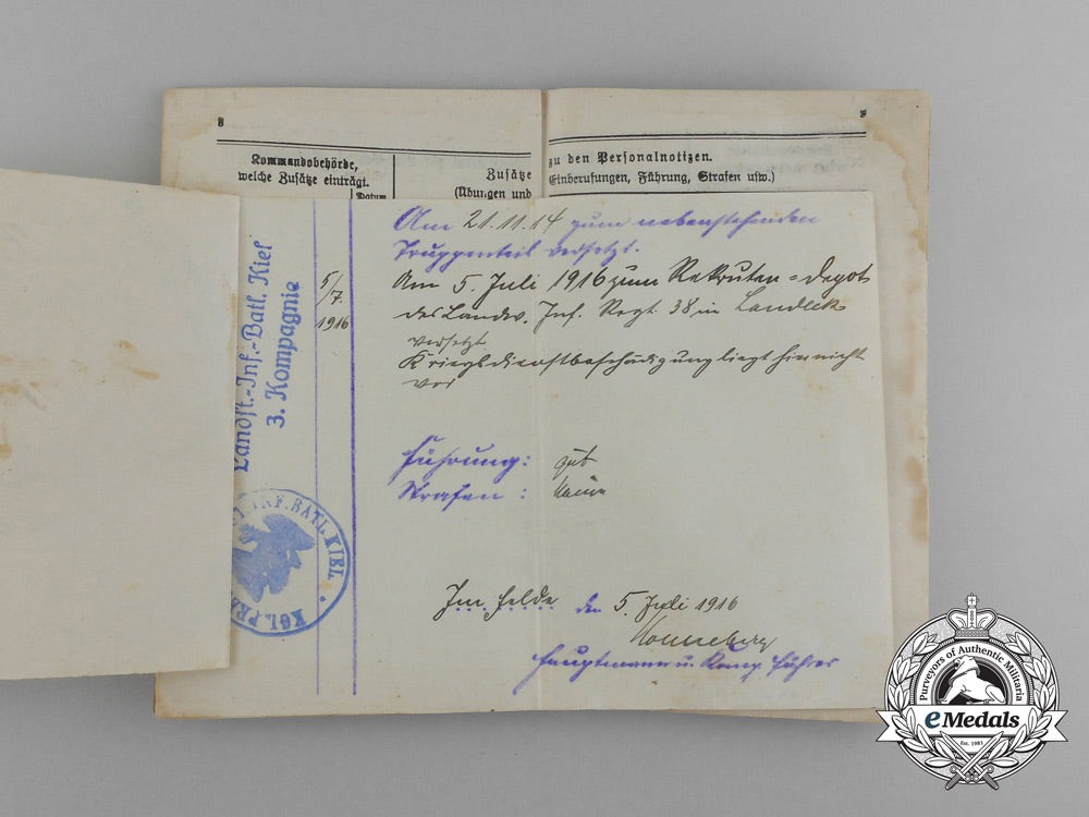 two_first_war_german_militärpässe;5_th_lorrainese_infantry&_landsturm_infantry_kiel_e_0308