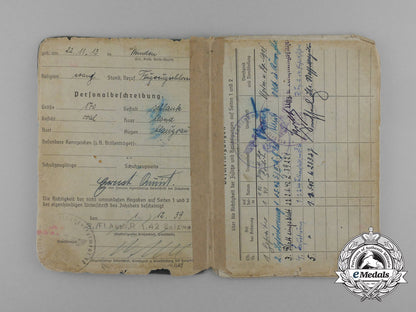 a_soldbuch&_luftwaffe_id_document_to_ernst_quint;_fighter_wing2,11_th_squadron_e_0341