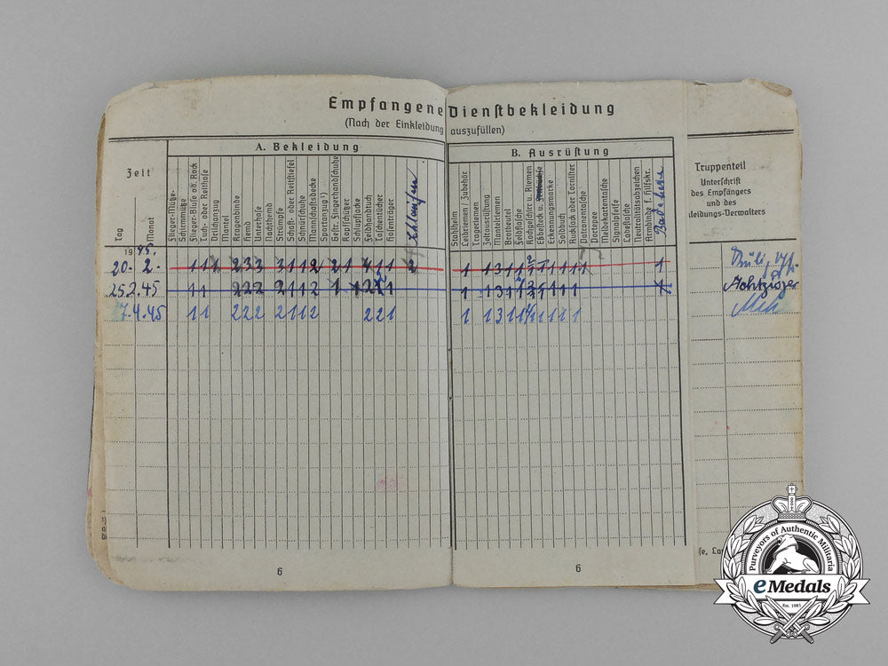 a_soldbuch&_luftwaffe_id_document_to_ernst_quint;_fighter_wing2,11_th_squadron_e_0343