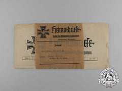 An Nsdap "Homeland Letters" Sent As Feldpost To Cpl. Buck; Artillerie-Regiment 178