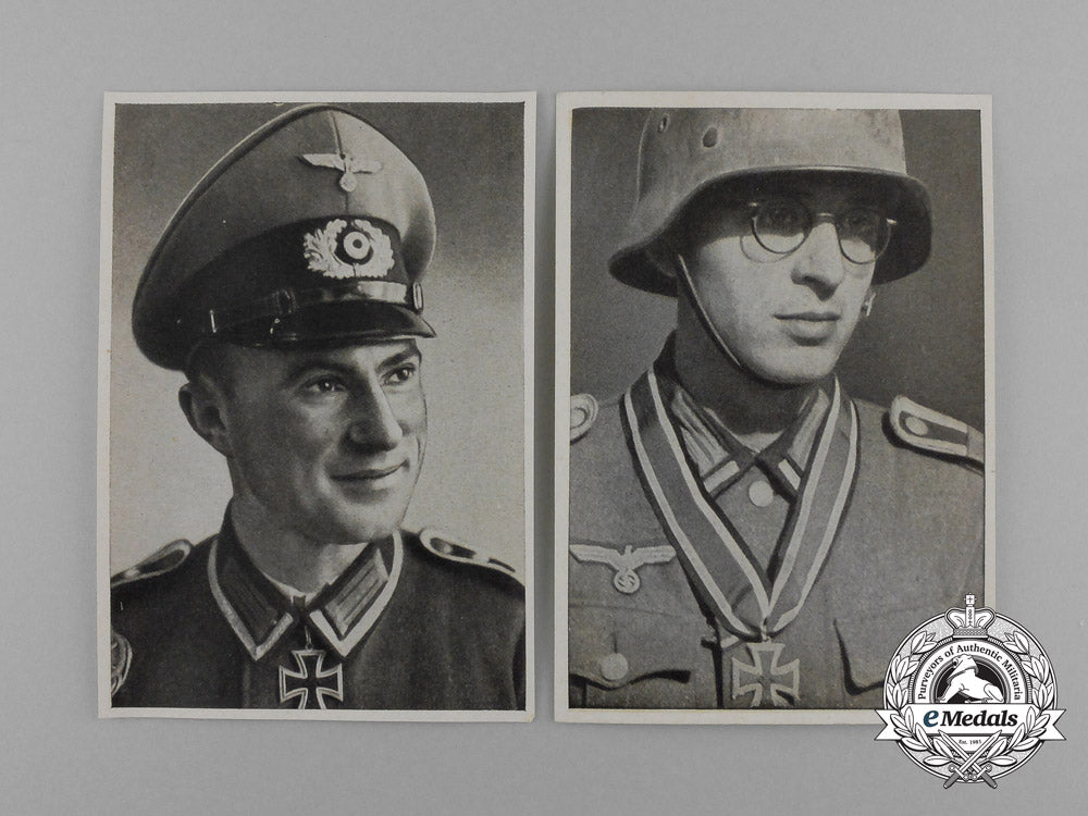 two_sets_of_wartime_collector_cards_of_nco_knight’s_cross_recipients_of_the_heer_e_0418