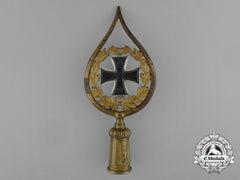 A Scarce Prussian Grand Cross Of The Iron Cross 1870 Battalion Flag Topper