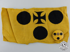 A Rare Second War German Armband For Blinded Combatants
