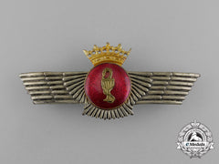 A Spanish Civil War Period Pilot Badge; Franco Era (1936-1975)