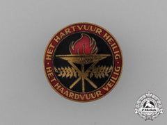A Nsb National Socialist Movement In The Netherlands “Sacred Heart Of Fire” Badge